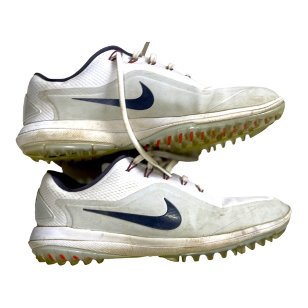 Nike Lunarlon Spikeless‎ Golf Shoes Sz. 10.5 Black/White/Gray 899633-102
